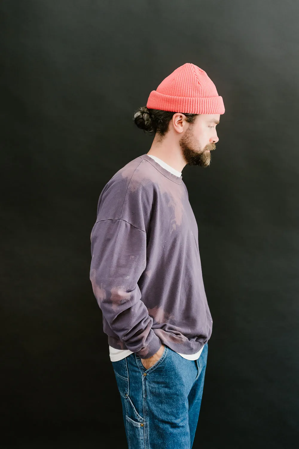 03-0040-B20 - Summer Knit Vintage Sweat - Rose Gray