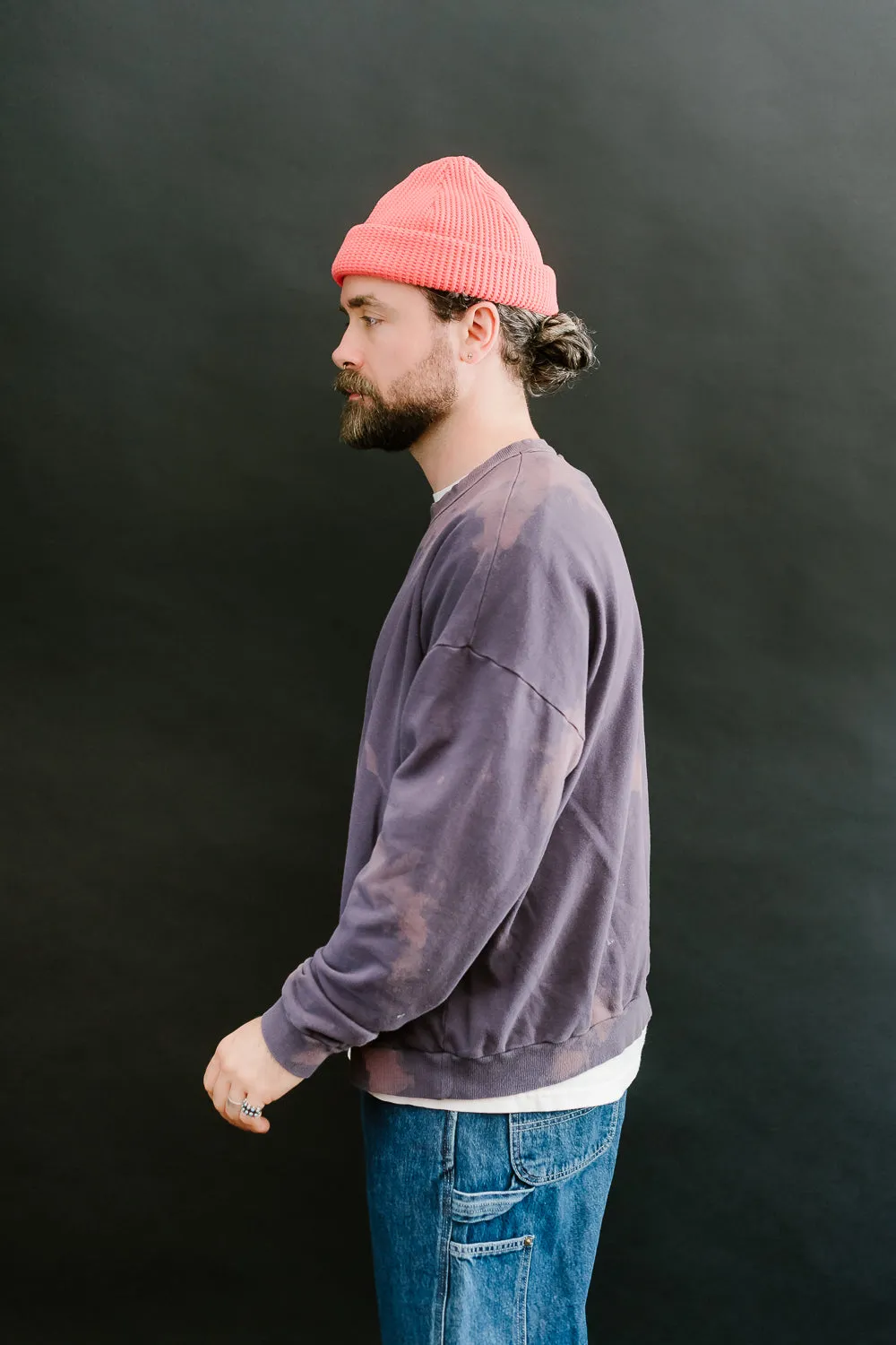 03-0040-B20 - Summer Knit Vintage Sweat - Rose Gray