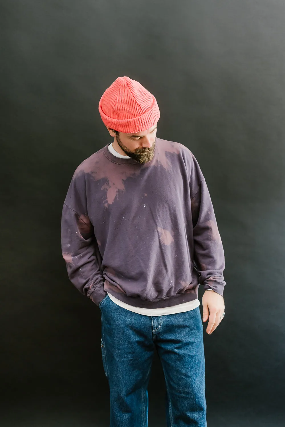 03-0040-B20 - Summer Knit Vintage Sweat - Rose Gray