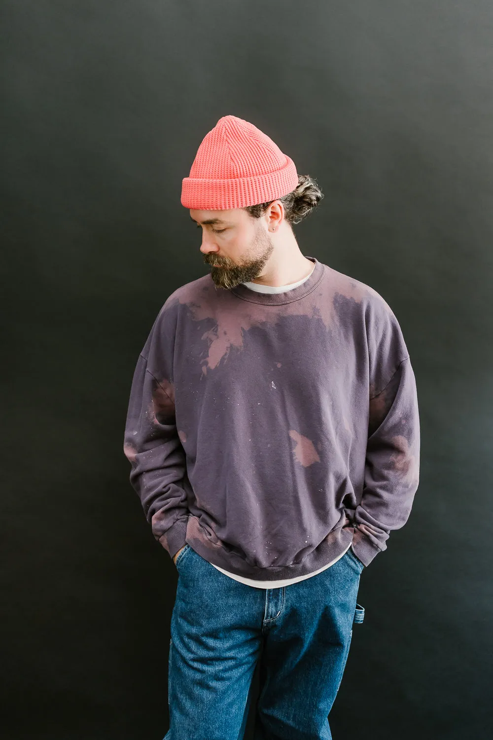 03-0040-B20 - Summer Knit Vintage Sweat - Rose Gray