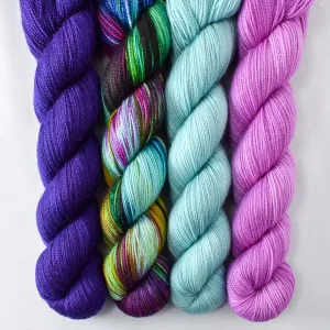 Amethyst, By the Sea, Ergosphere, Ziggy Stardust - Yummy 2-Ply Quartet - Babette