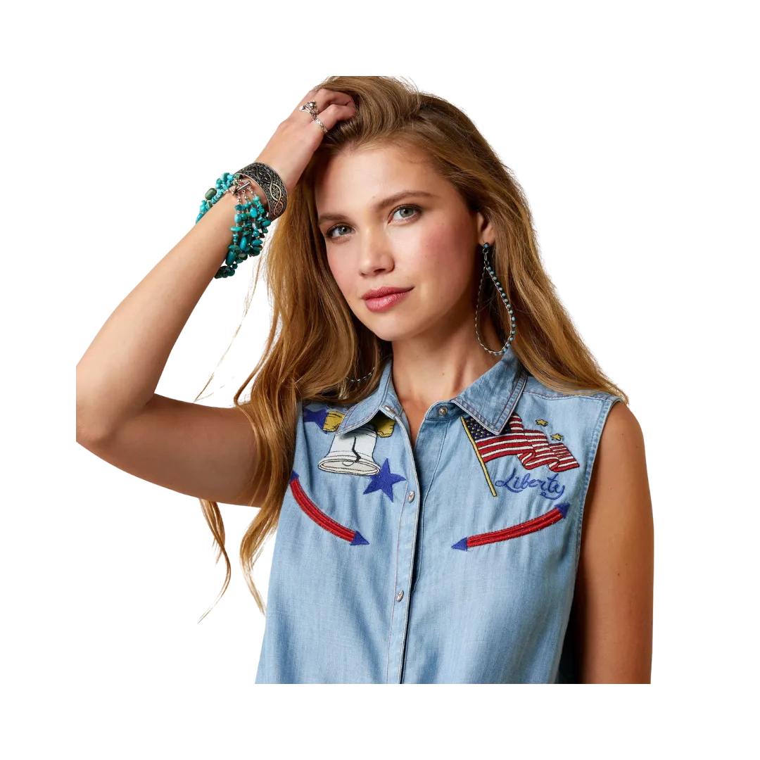 Ariat Women's Liberty Embroidered Top