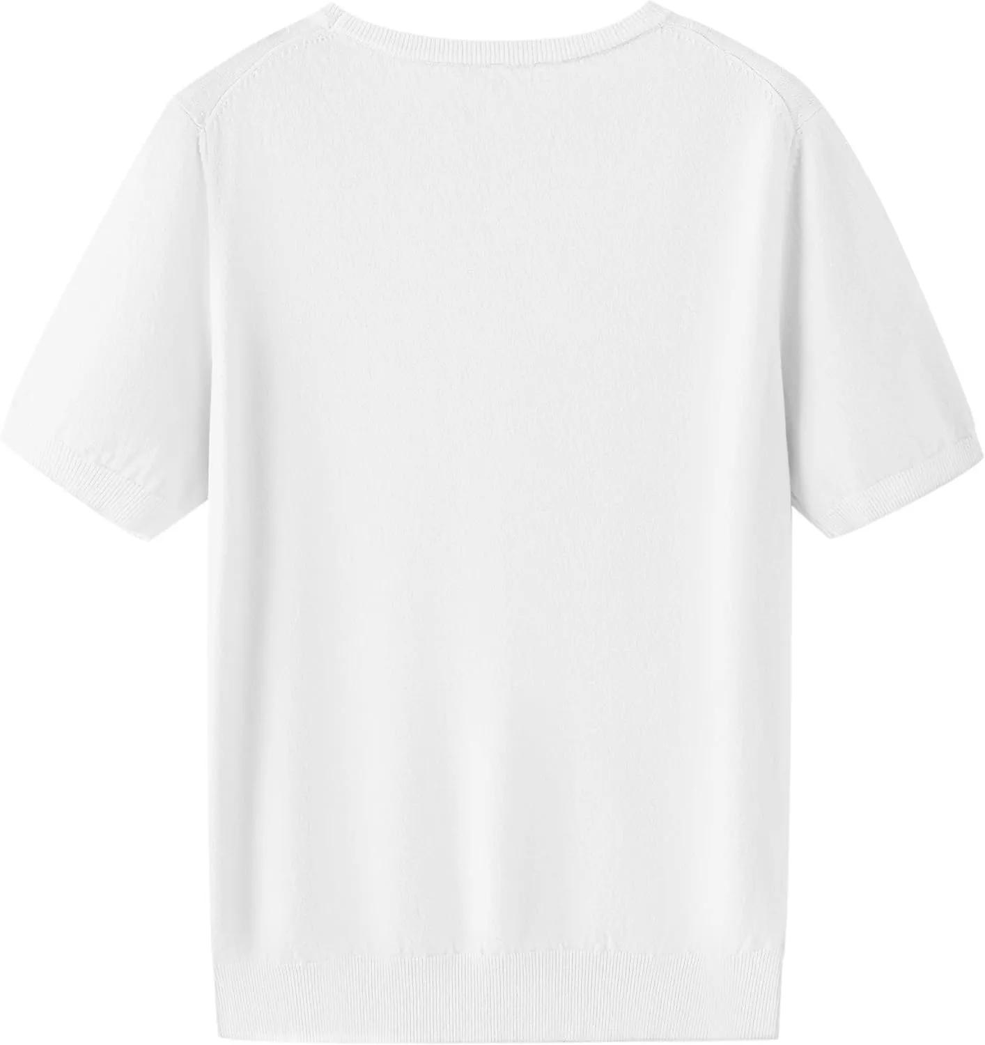 Betusline Women's Pullover Sweaters Soft TopsShort Sleeves Sweaters.