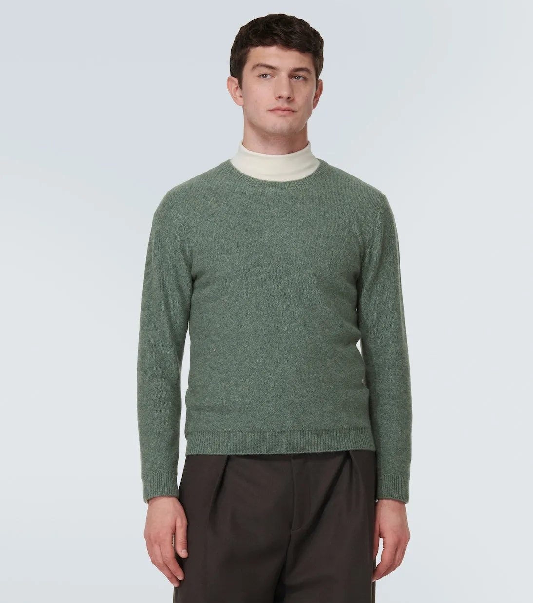 Cashmere sweater touques Le Kasha, green