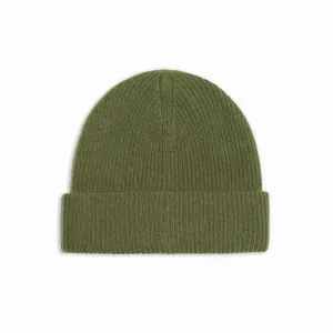 Cashmere Wool Beanie - Moss
