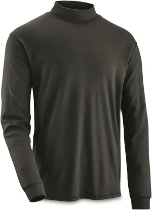 Guide Gear Mock Turtleneck Long-Sleeve Tee; Shirt for Working, Hunting or Casual Wear for Men