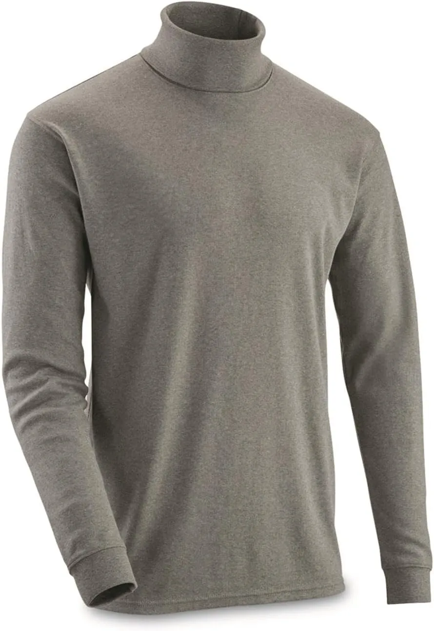 Guide Gear Turtleneck Long-Sleeve Tee; Shirt for Working, Hunting or Casual Wear for Men