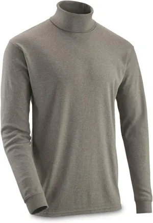Guide Gear Turtleneck Long-Sleeve Tee; Shirt for Working, Hunting or Casual Wear for Men