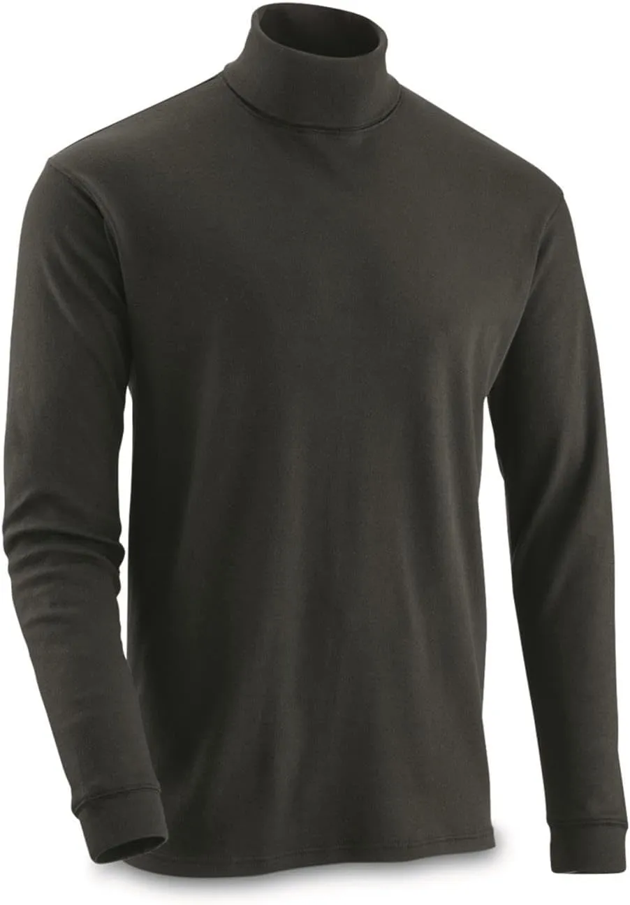 Guide Gear Turtleneck Long-Sleeve Tee; Shirt for Working, Hunting or Casual Wear for Men