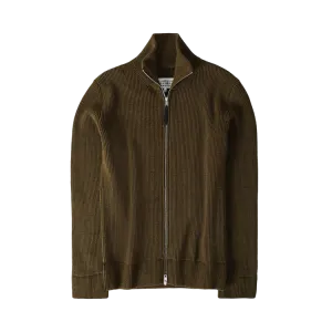 Maison Margiela Zip 'Green' cardigan, green