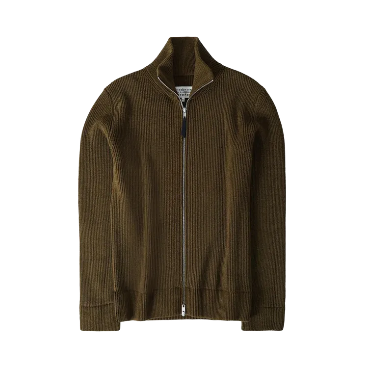 Maison Margiela Zip 'Green' cardigan, green