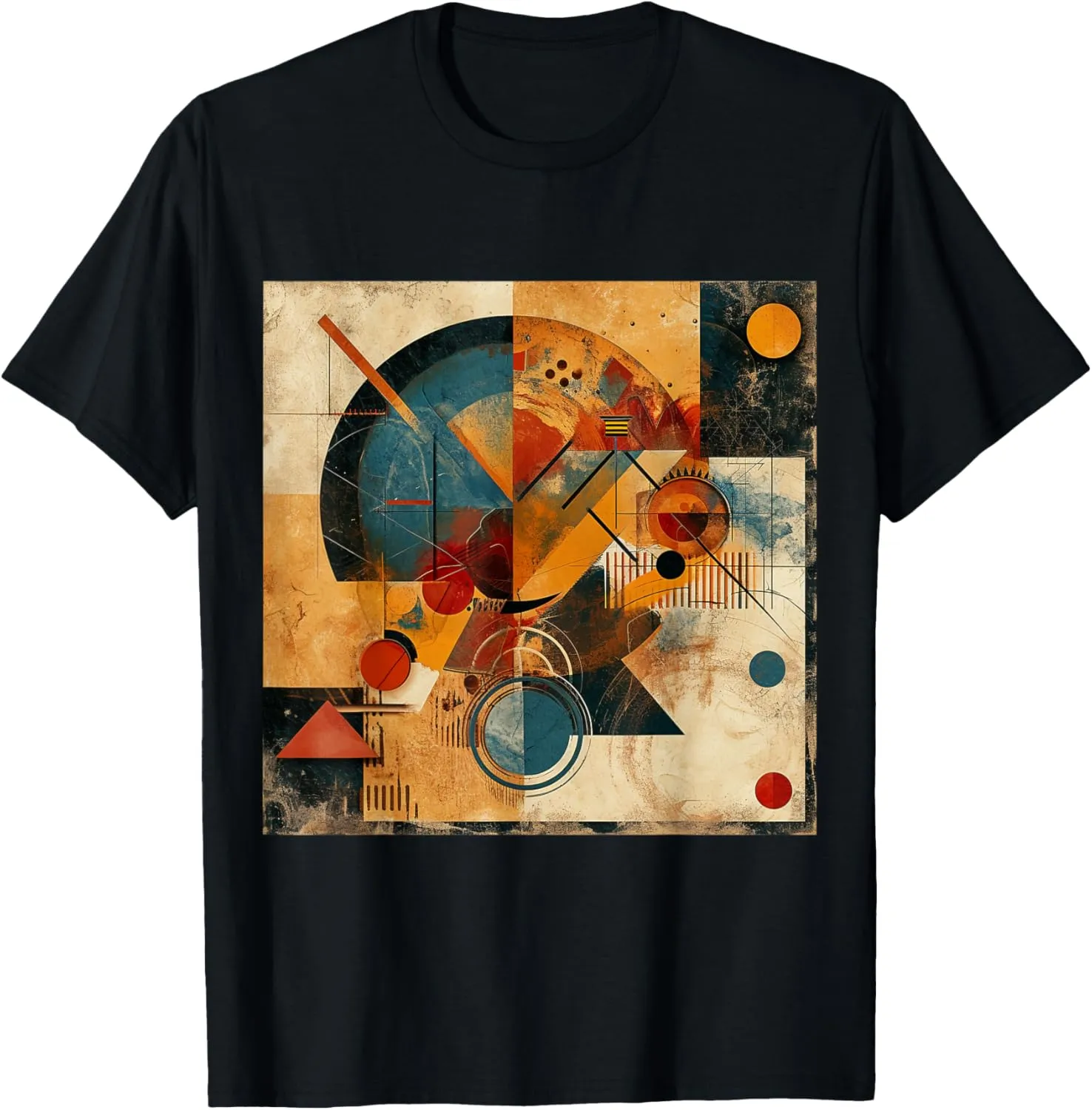 Modern Abstract Pattern Boho Abstract Geometric T-Shirt