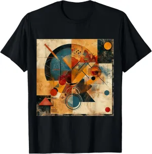 Modern Abstract Pattern Boho Abstract Geometric T-Shirt