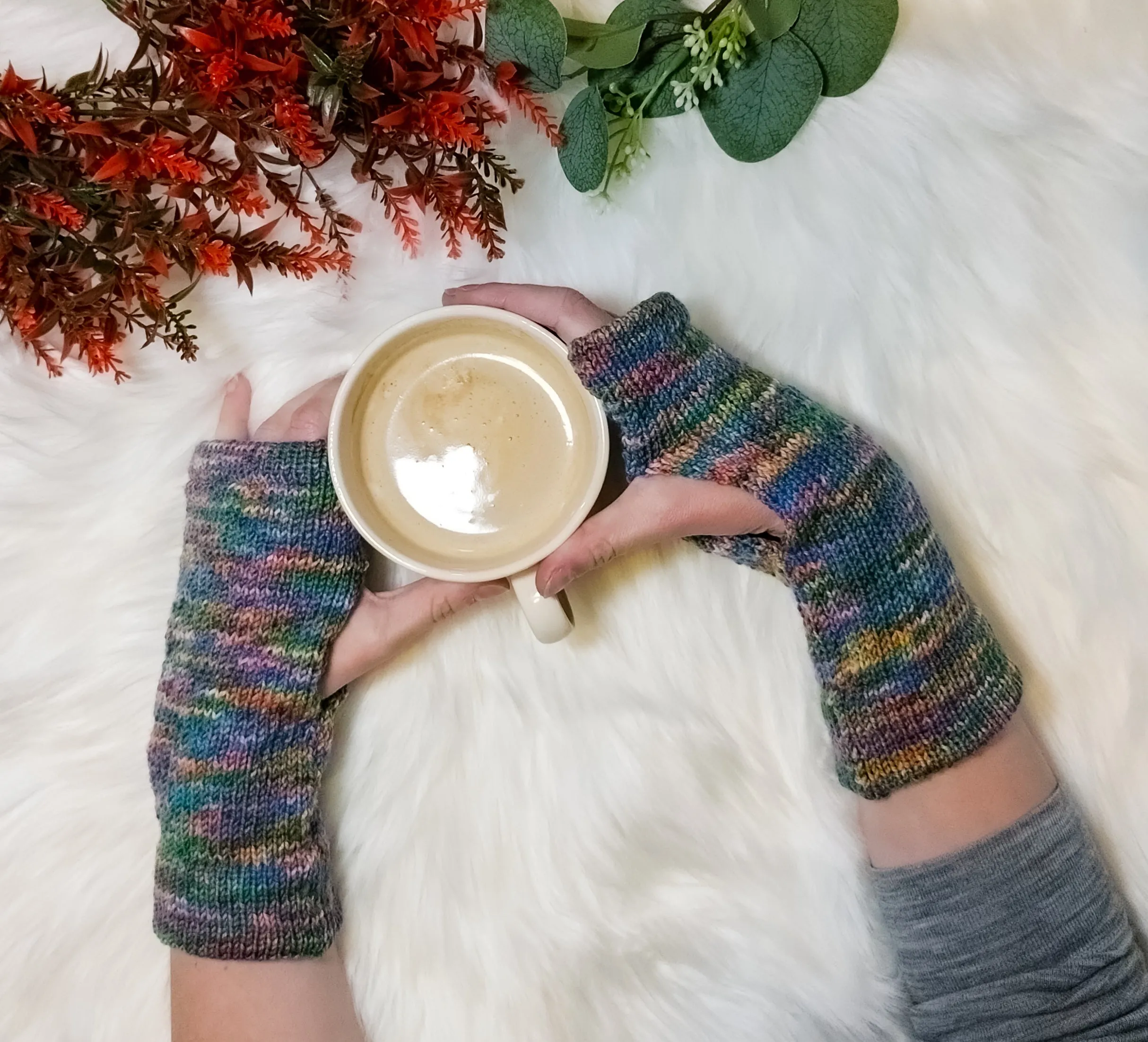 [NEW] Adults Wrist Warmers - Multiple Colours. One Size (Blended Wool)