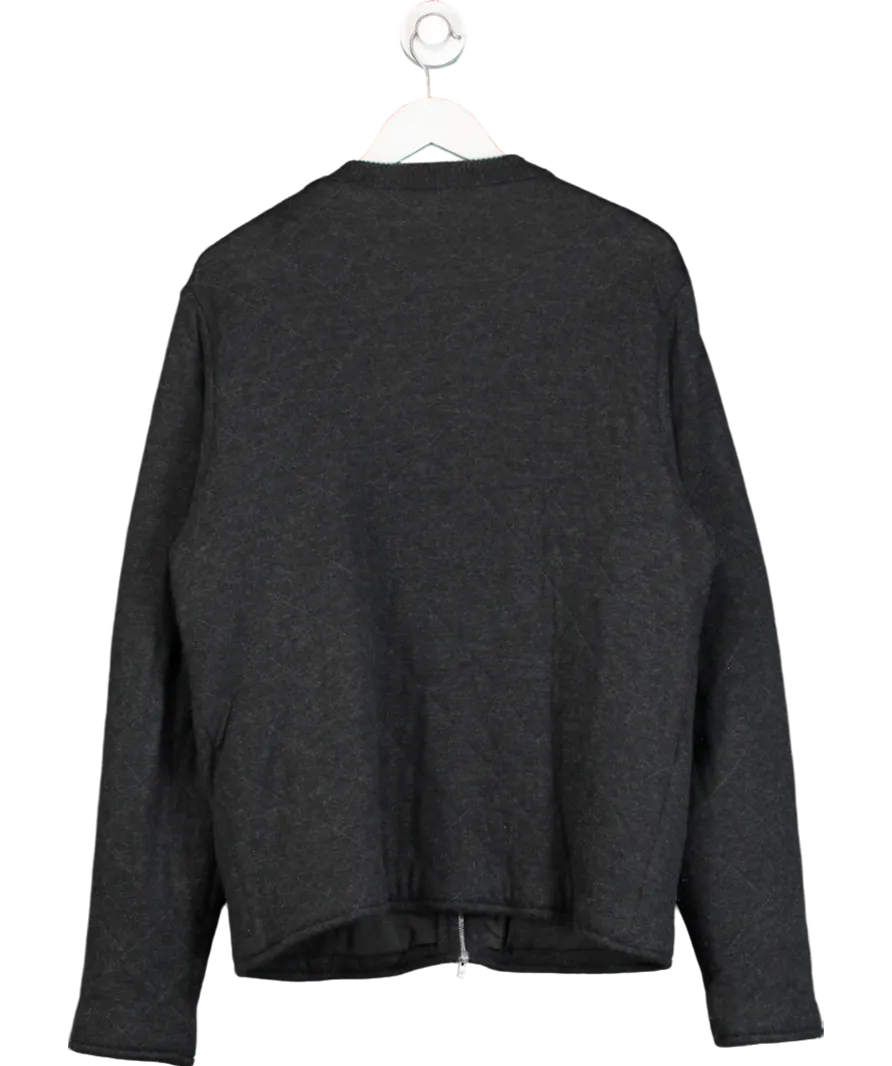 N.Peal Grey Cashmere Silk Jacket UK L
