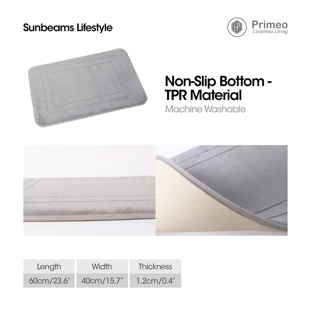 PRIMEO Premium Memory Foam Bathroom Mat