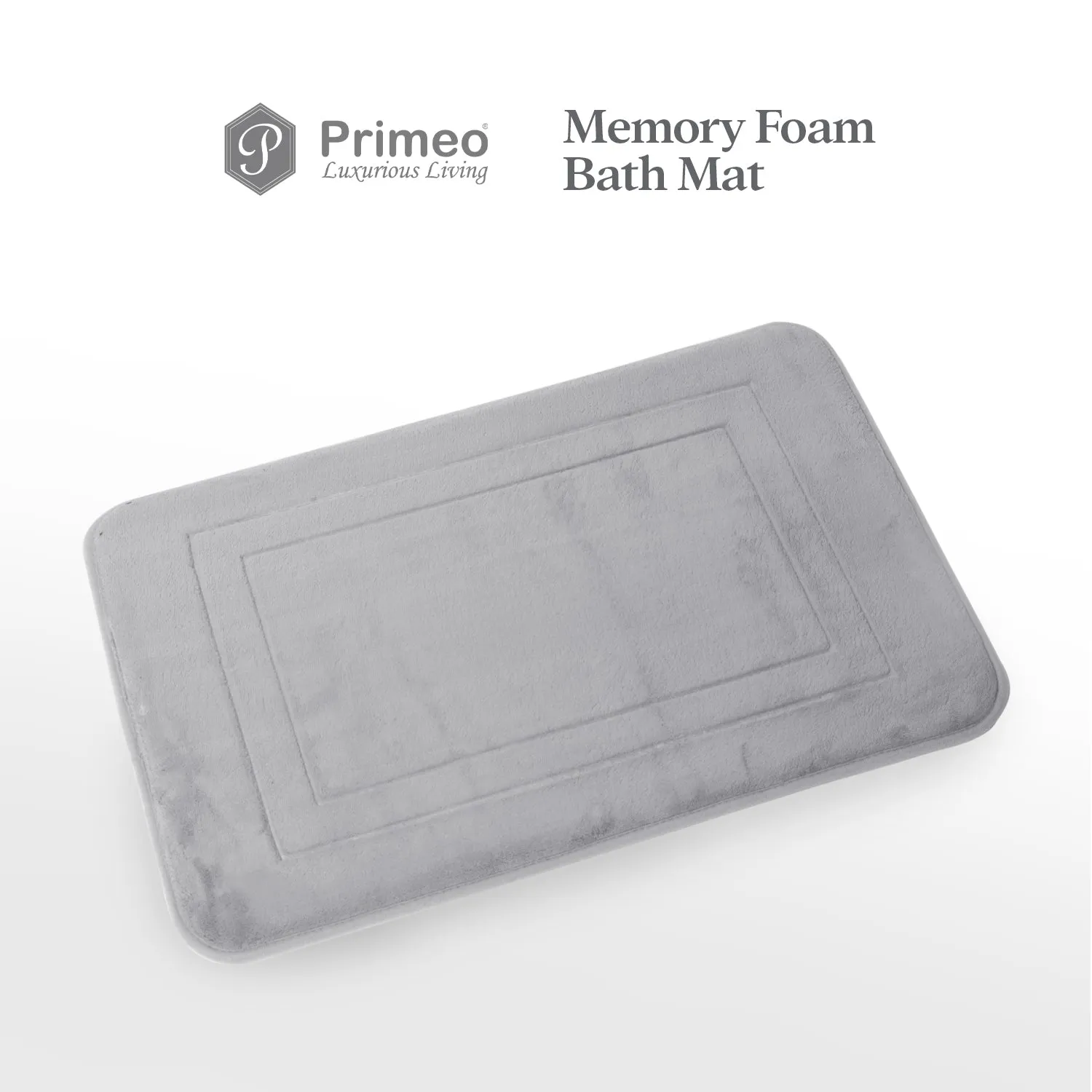 PRIMEO Premium Memory Foam Bathroom Mat