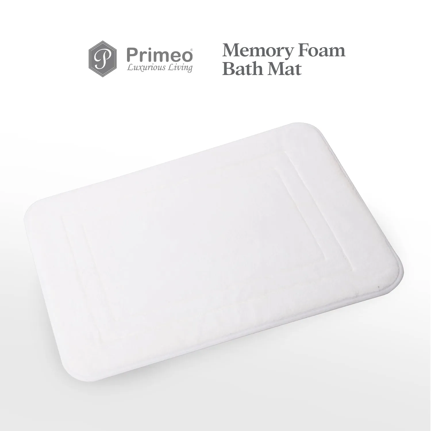 PRIMEO Premium Memory Foam Bathroom Mat