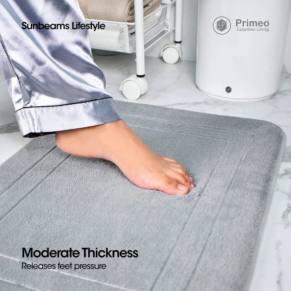 PRIMEO Premium Memory Foam Bathroom Mat