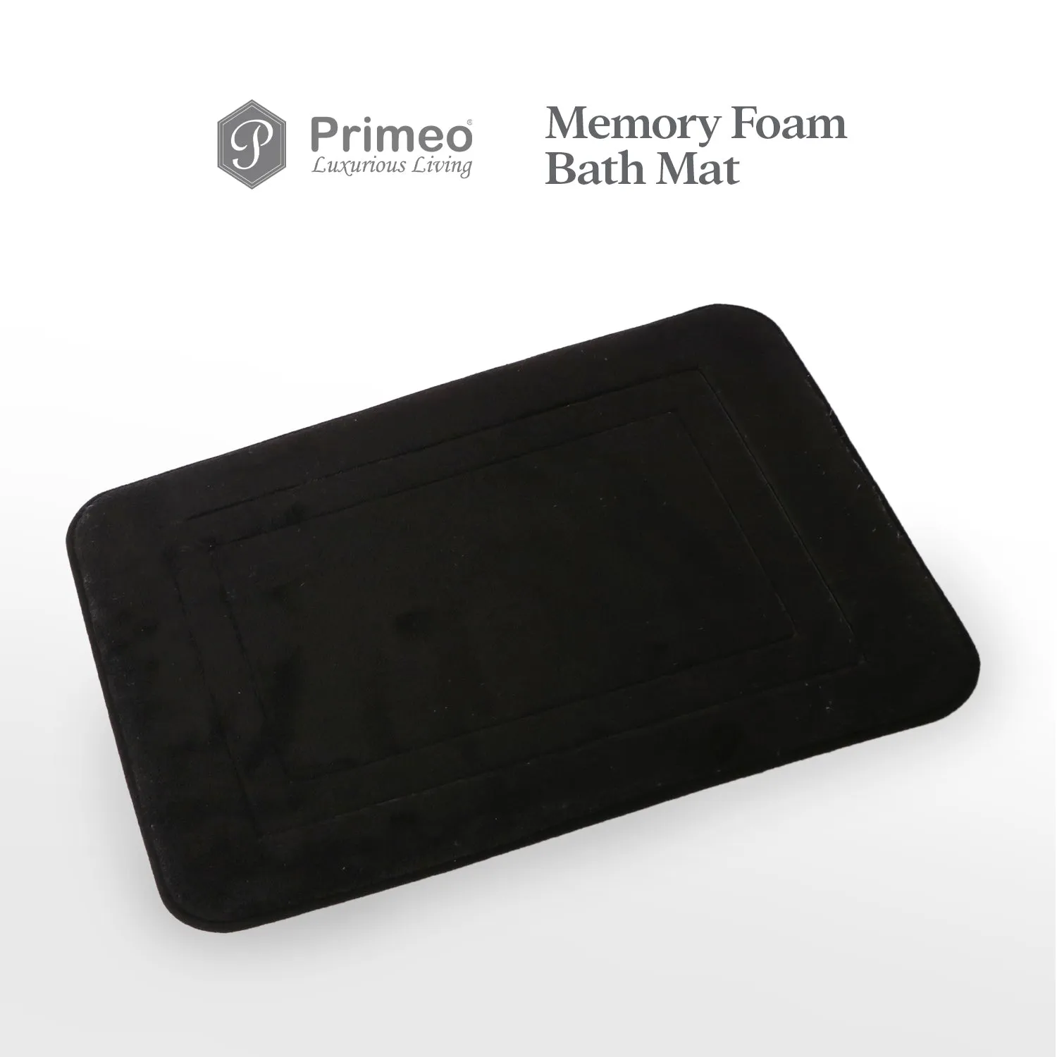 PRIMEO Premium Memory Foam Bathroom Mat