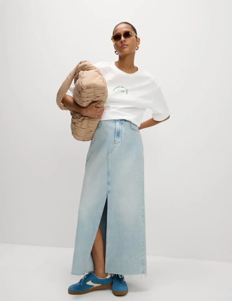 Pure Cotton Textured Regular Fit T-Shirt