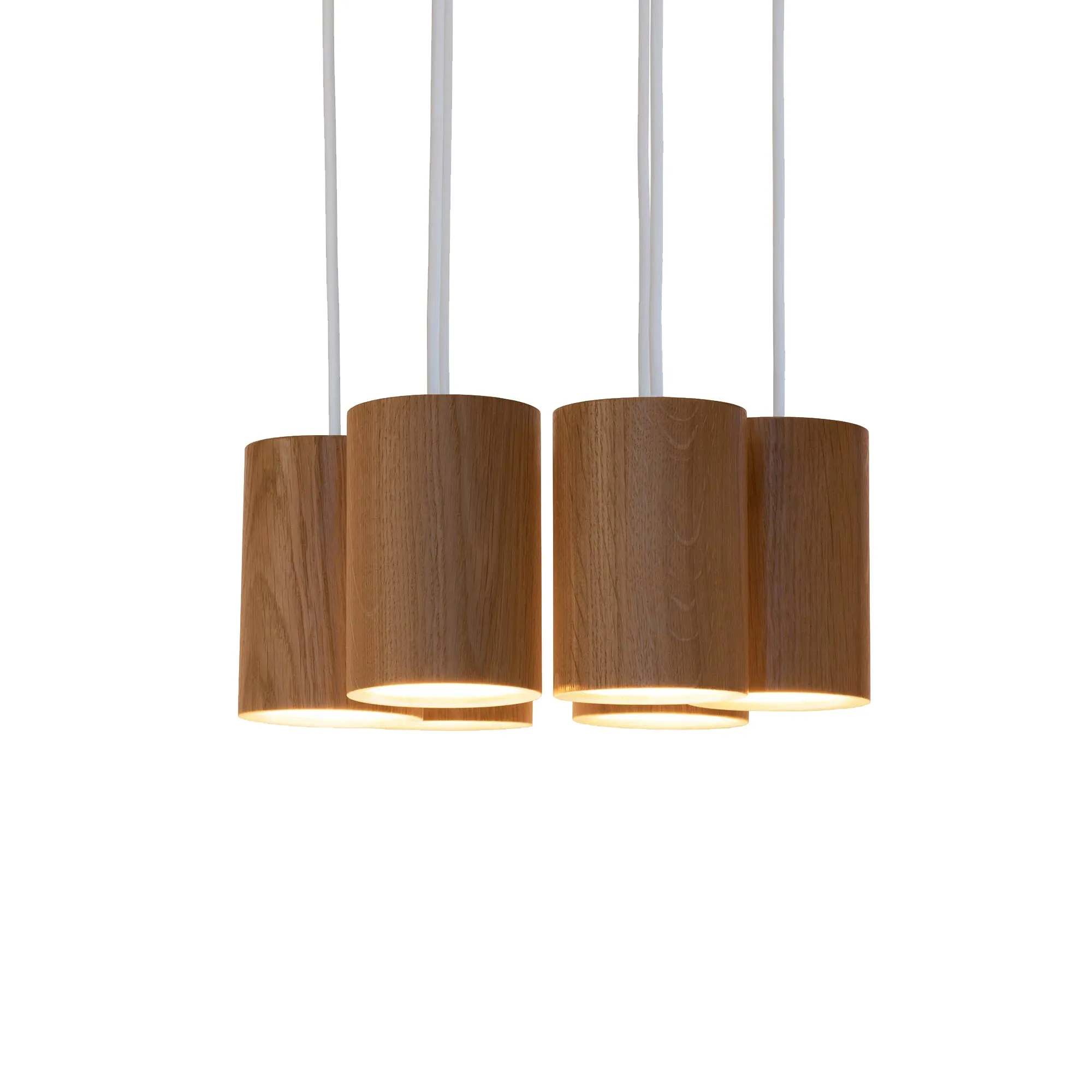 Solid Cylinder Cluster Pendant Light