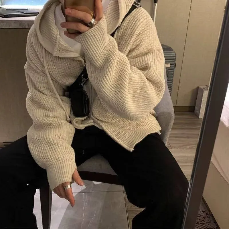 Vatican Hooded Knit Sweater