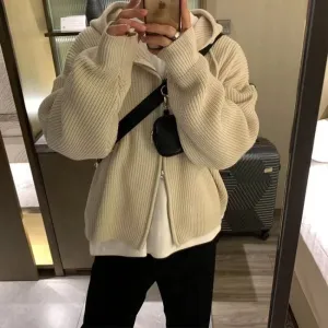Vatican Hooded Knit Sweater